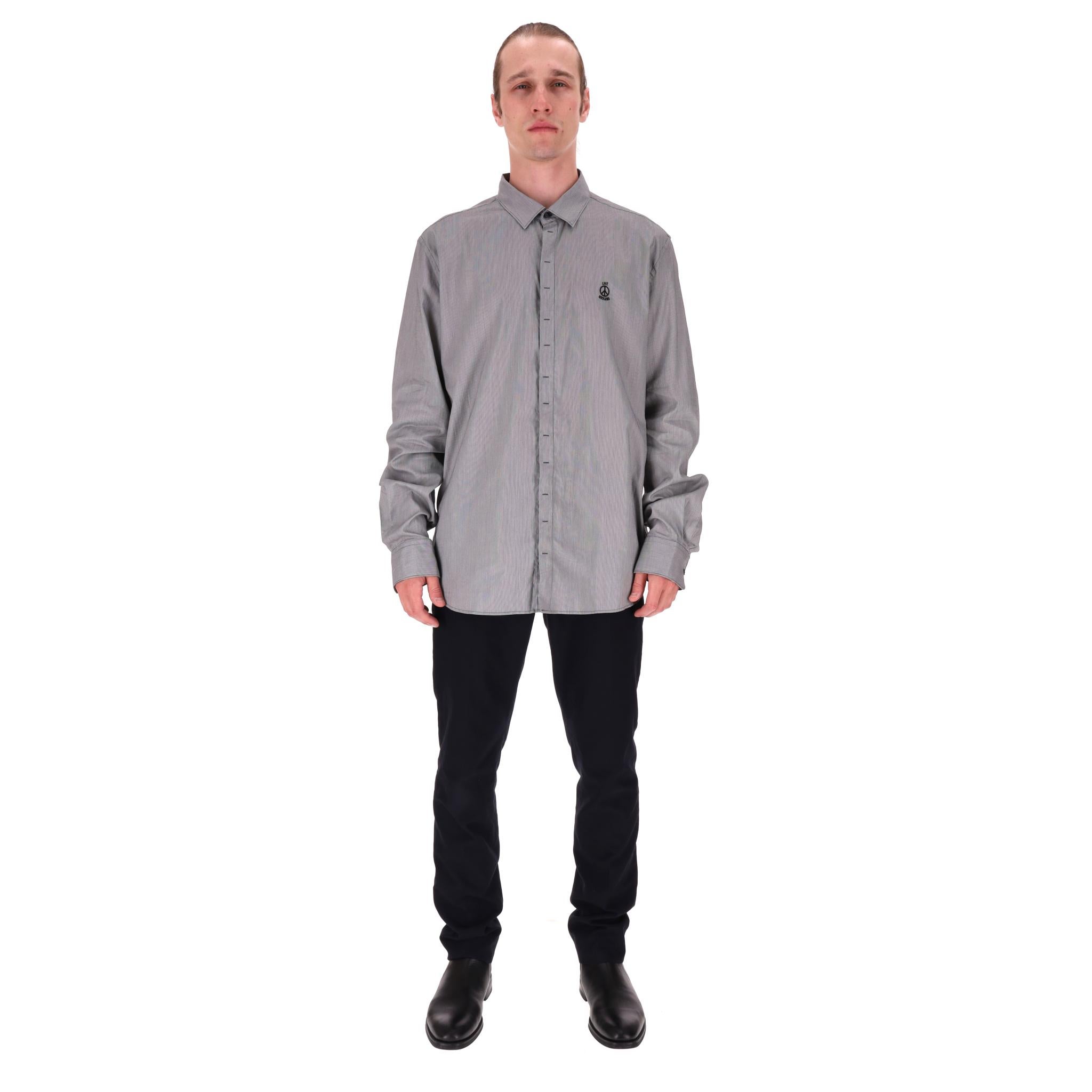 Nuevo - Love Moschino Camisa de Algodón con Logotipo

Camisa gris de algodón con el símbolo de la paz 