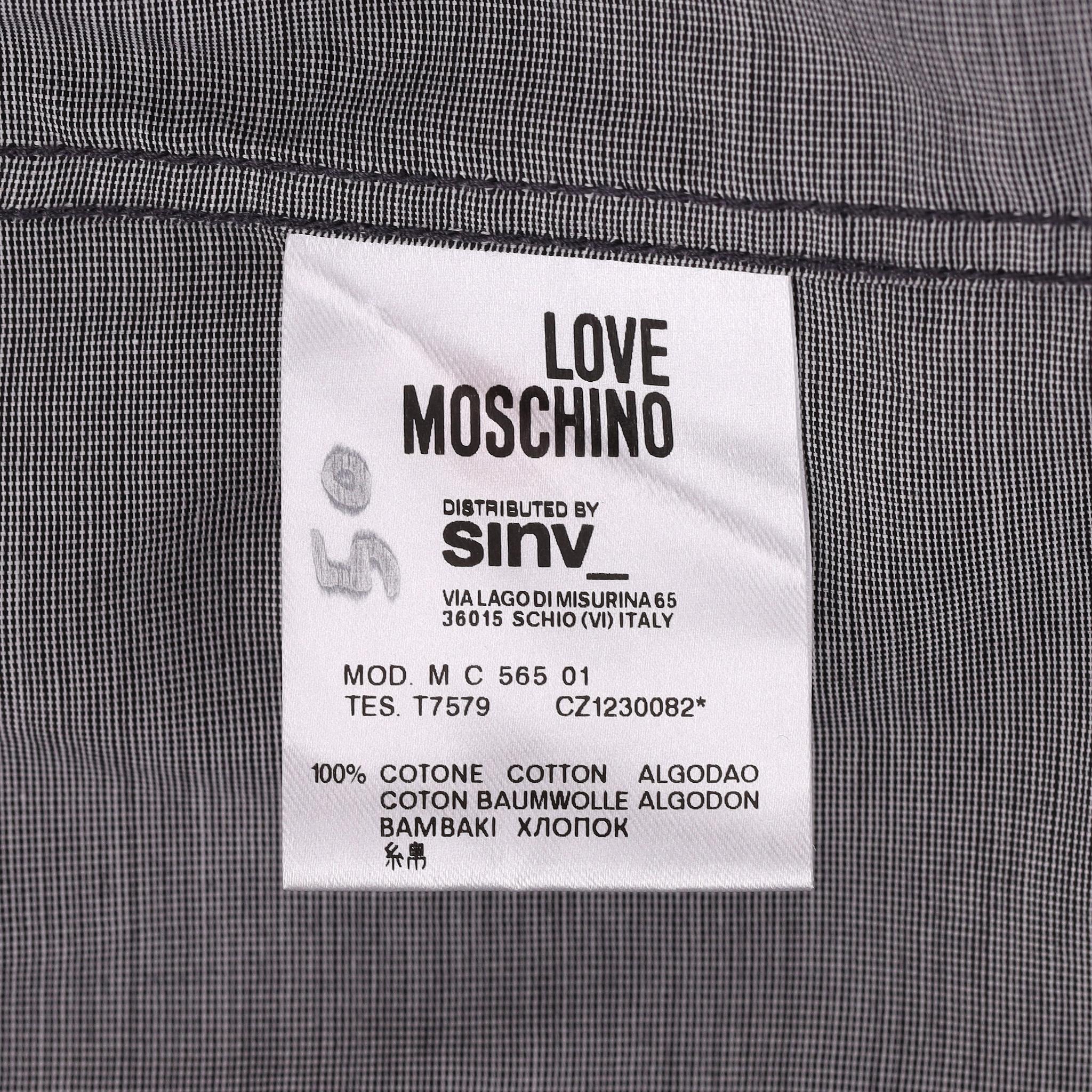 Love Moschino Camisa de Algodón con Logotipo en venta 2