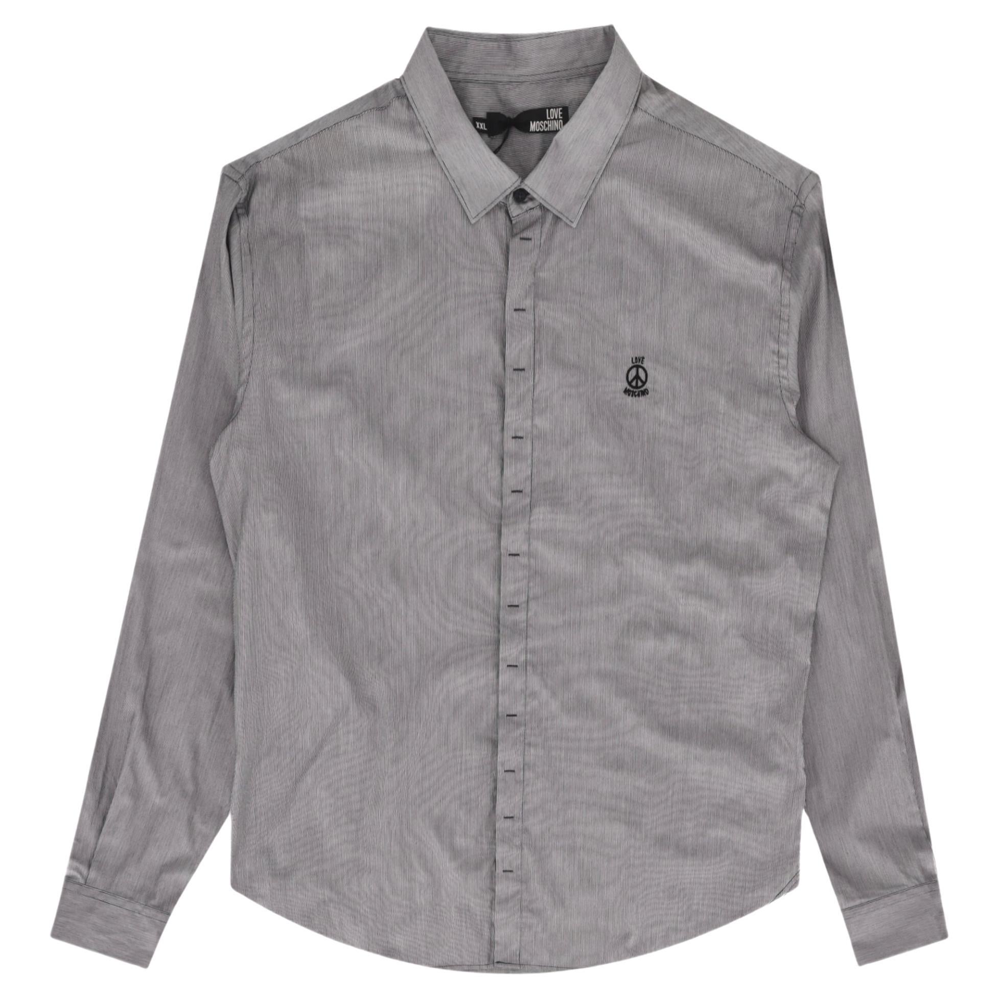 Love Moschino Camisa de Algodón con Logotipo