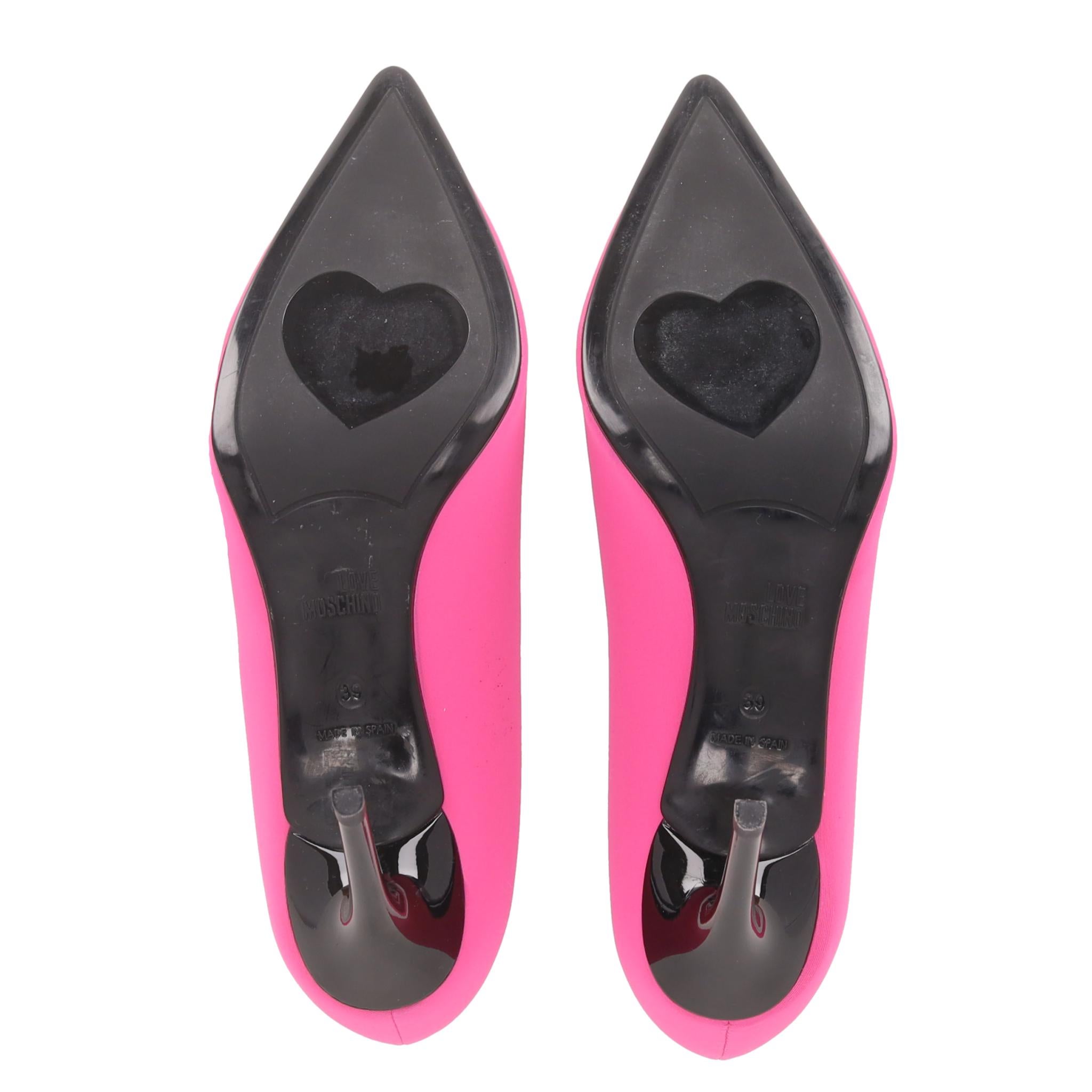 De las mujeres Tacones Love Moschino Logo Lycra en venta