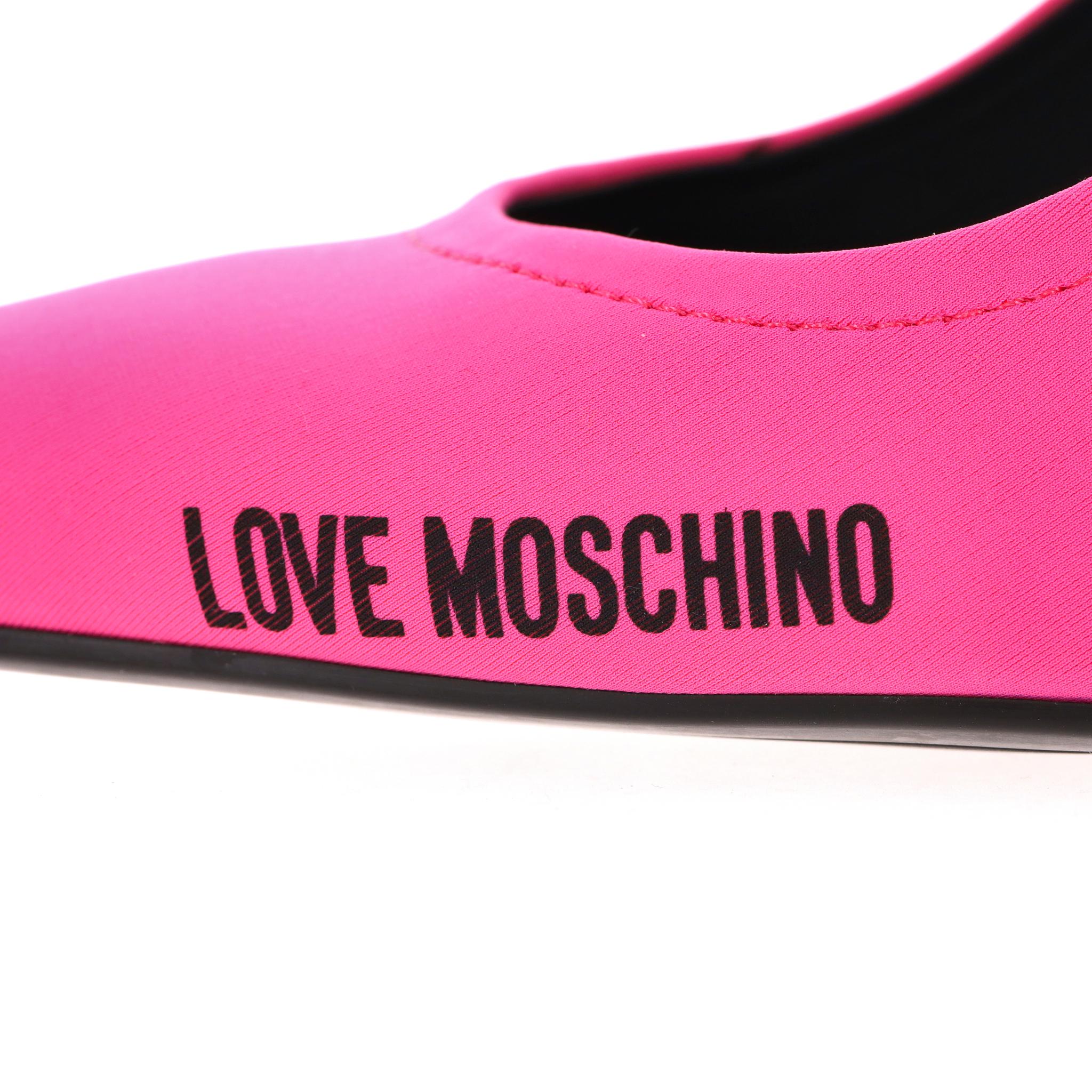 Tacones Love Moschino Logo Lycra en venta 1