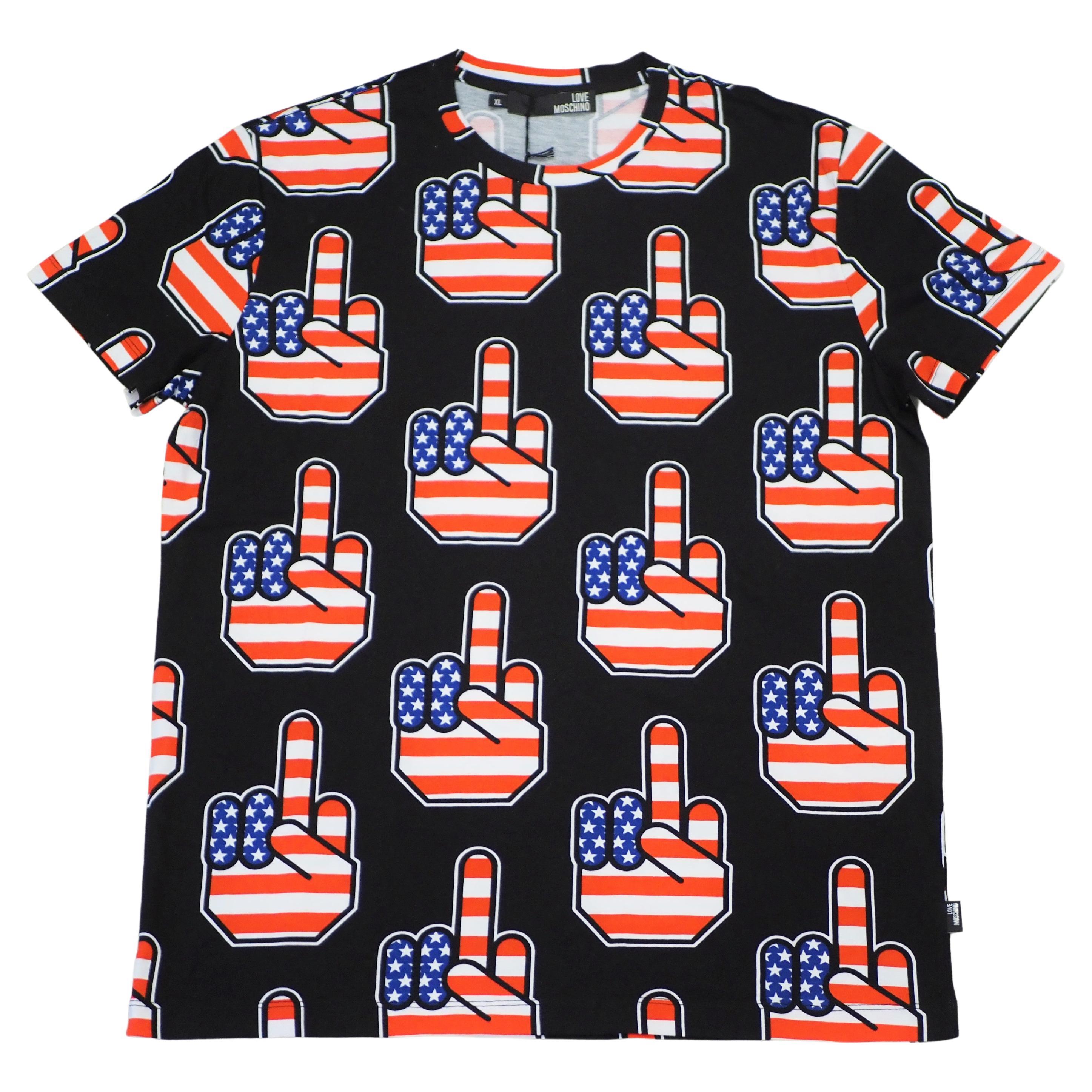 Love Moschino Mehrfarbiges T-Shirt NWOT im Angebot