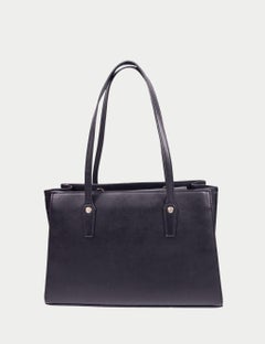 Love Moschino Tragetasche mit goldfarbener Logoplakette