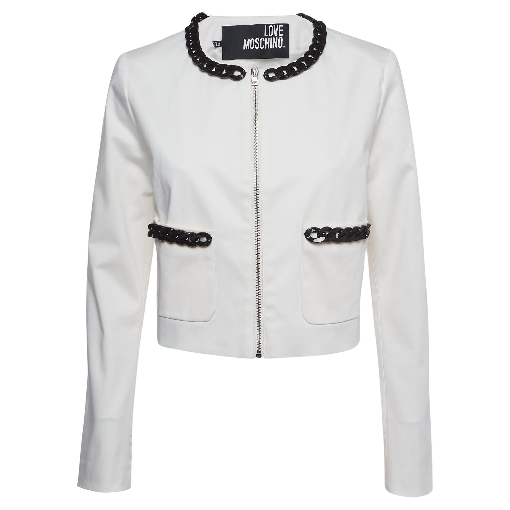 MOSCHINO cotton floral  jacket 12