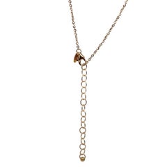 "Love" Necklace on Adjustable Chain in 18ct Yellow Gold