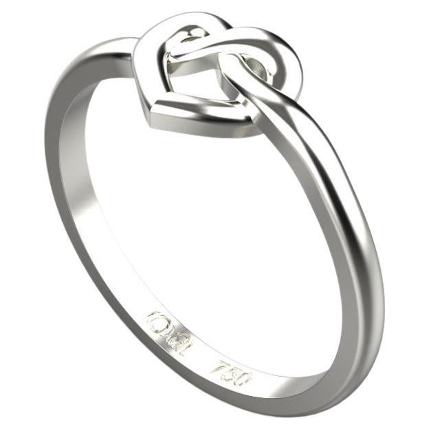 Love Ring, 18k White Gold