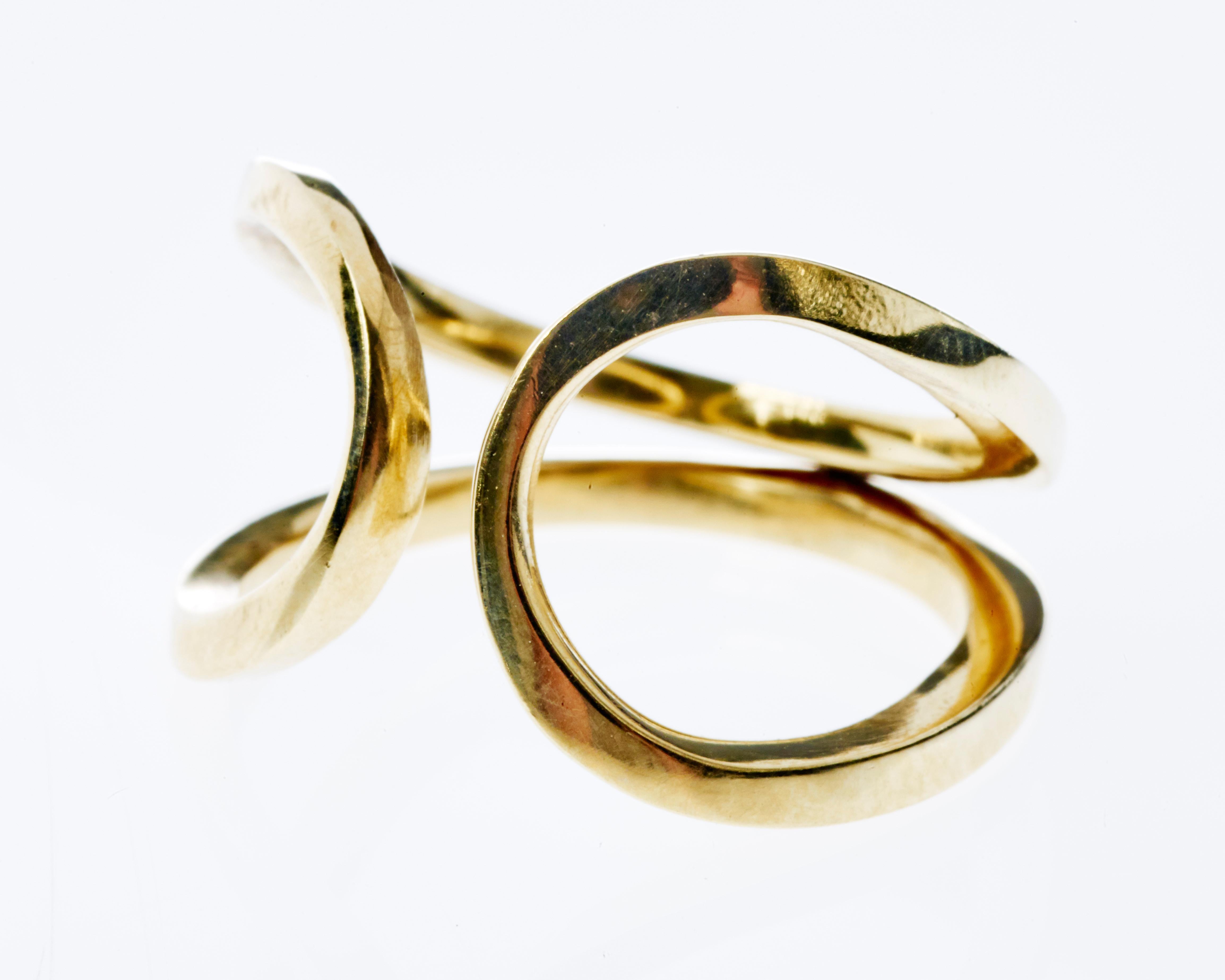 Love Ring Infinity Adjustable Bronze J Dauphin In New Condition For Sale In Los Angeles, CA