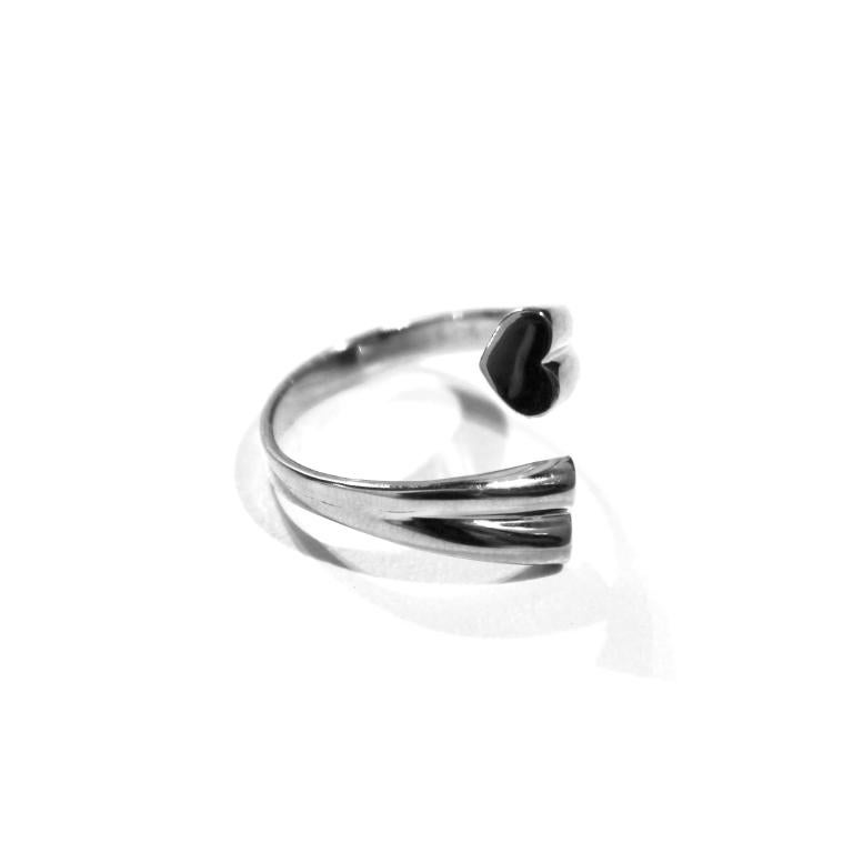 For Sale:  Love ring made in 14k white gold 2