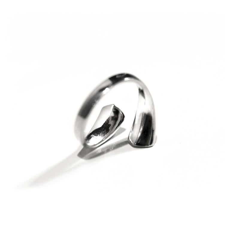For Sale:  Love ring made in 14k white gold 4