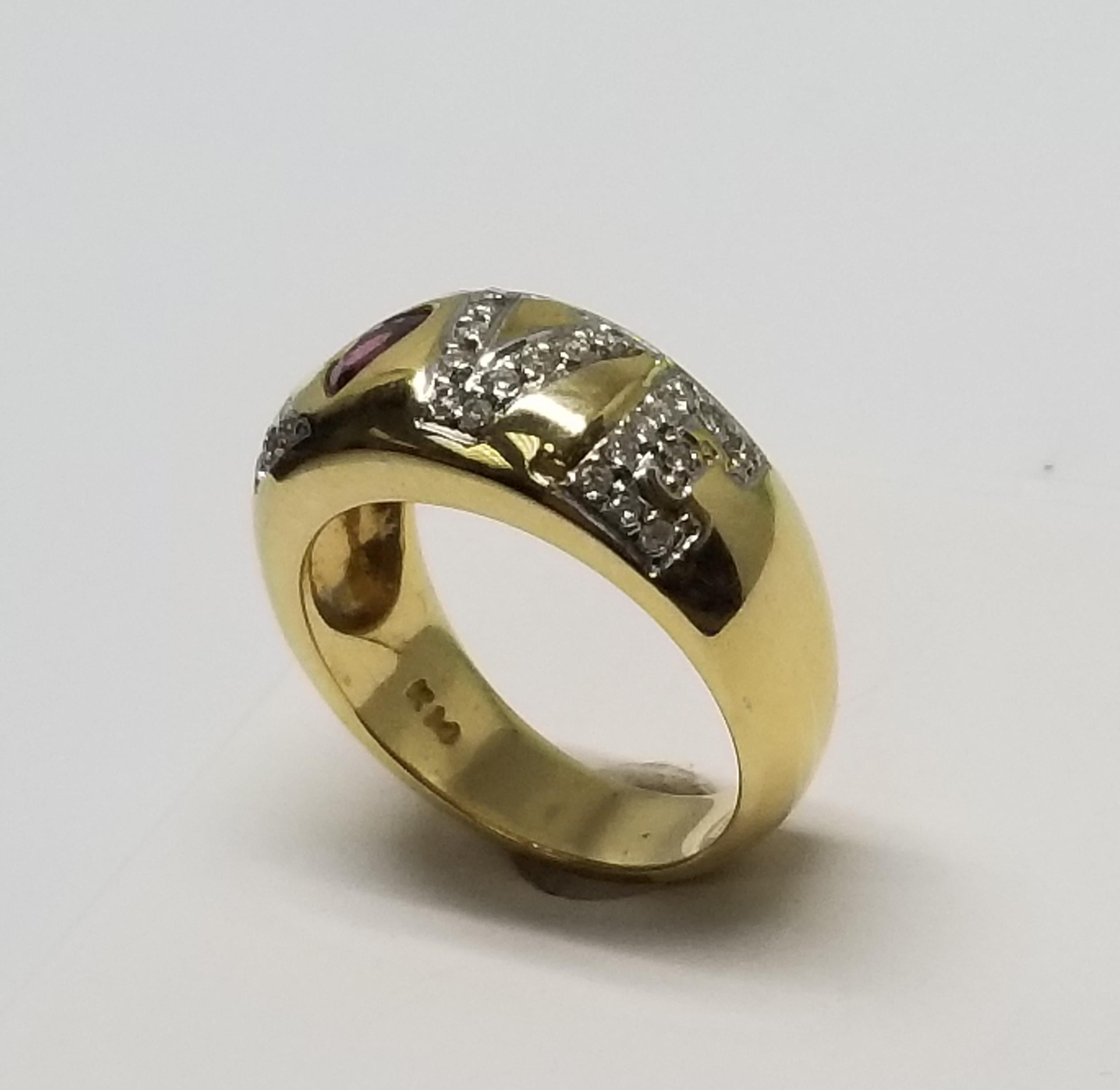 14k gold love ring