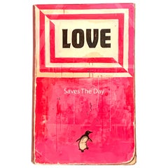 „Love Saves The Day“ Harland Miller, „Love Saves The Day“, 15farbiger Siebdruck