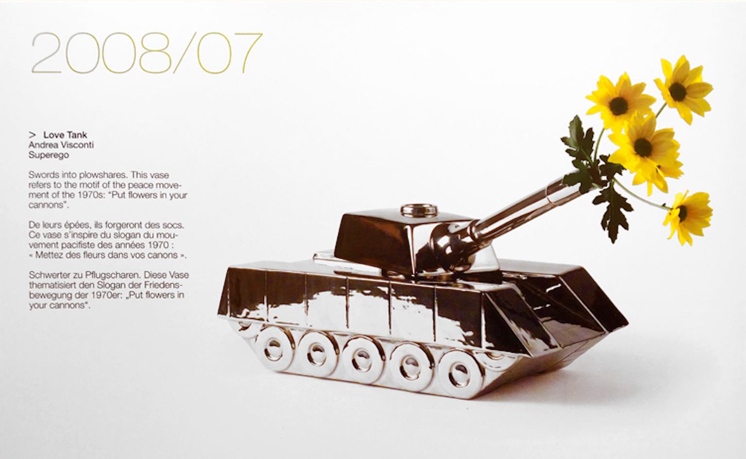Love Tank-Keramik-Skulptur von Andrea Visconti für Superego Editions, Italien im Angebot 2