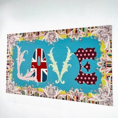 „Love Too“ Wandkunst aus Gobelinstickerei von Paul Smith für die Rug Company