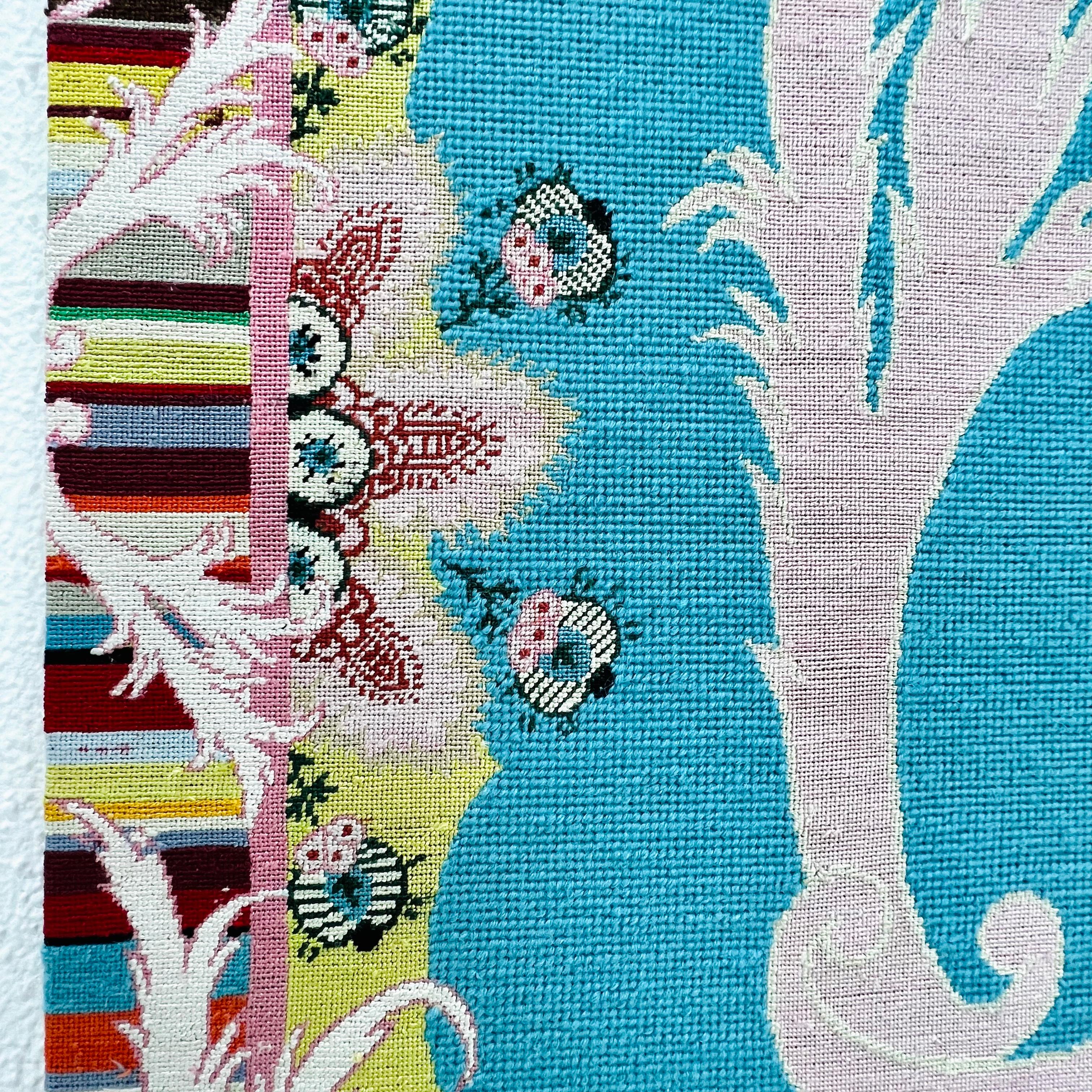 „Love Too“ Wandkunst aus Gobelinstickerei von Paul Smith für die Rug Company (Wolle)
