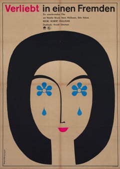 Love With the Proper Stranger 1966 East German Film Poster, Thomas Schleusing