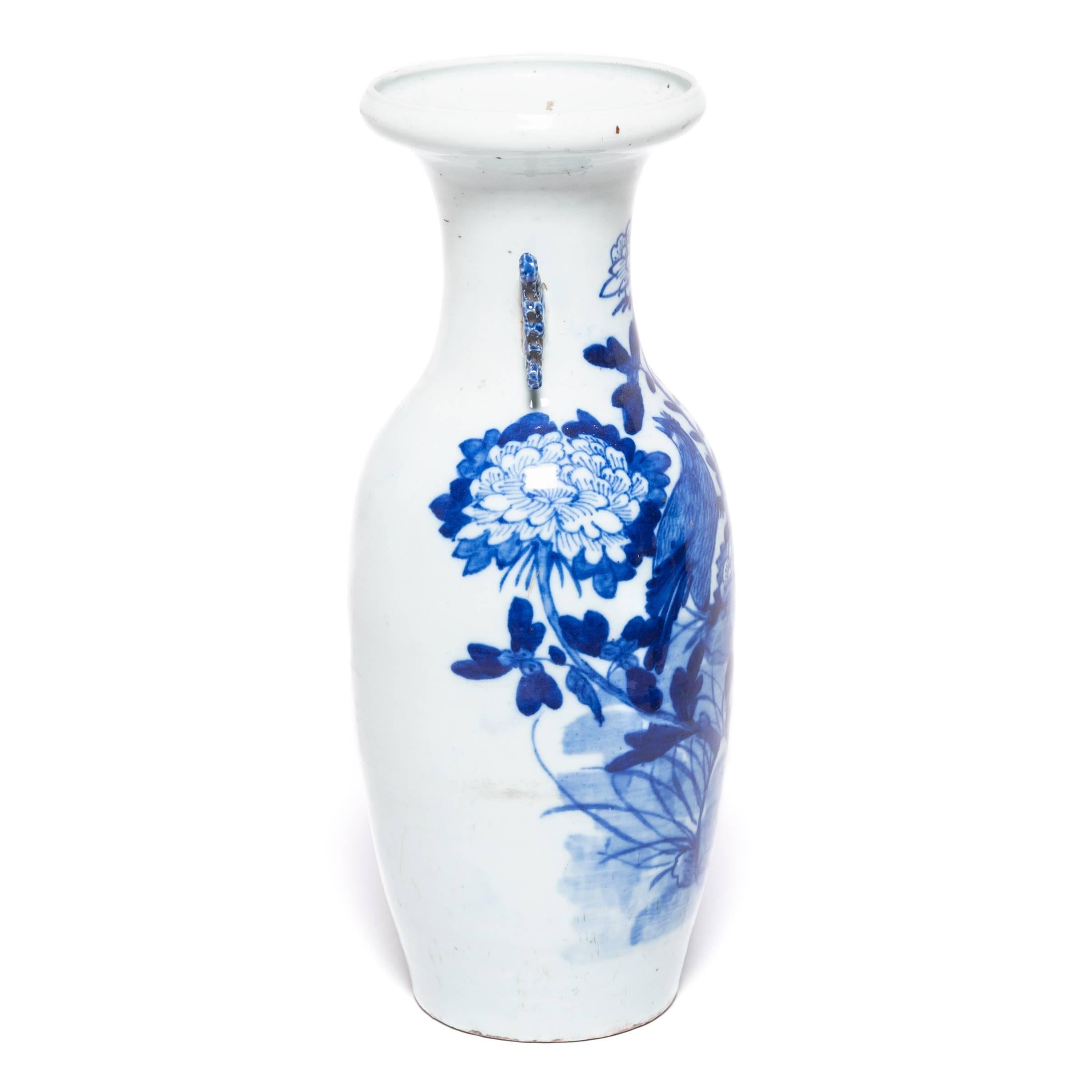 chinese blue vase