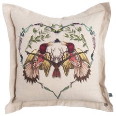 Lovebirds Cushion by Timorous Beasties