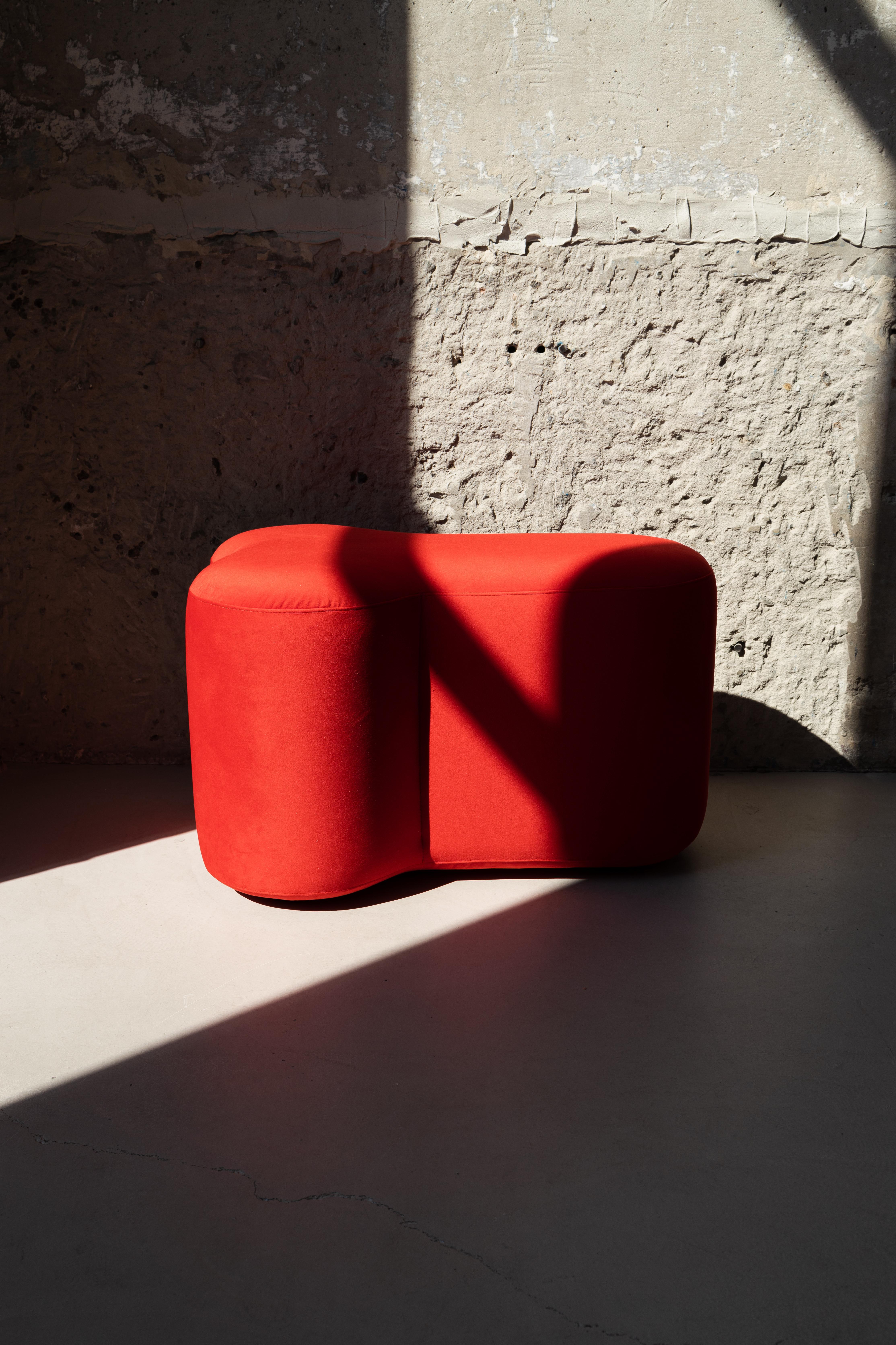 Modern Lovedick Pouf (any fabric) designed by Ivan Voitovych for oitoproducts For Sale