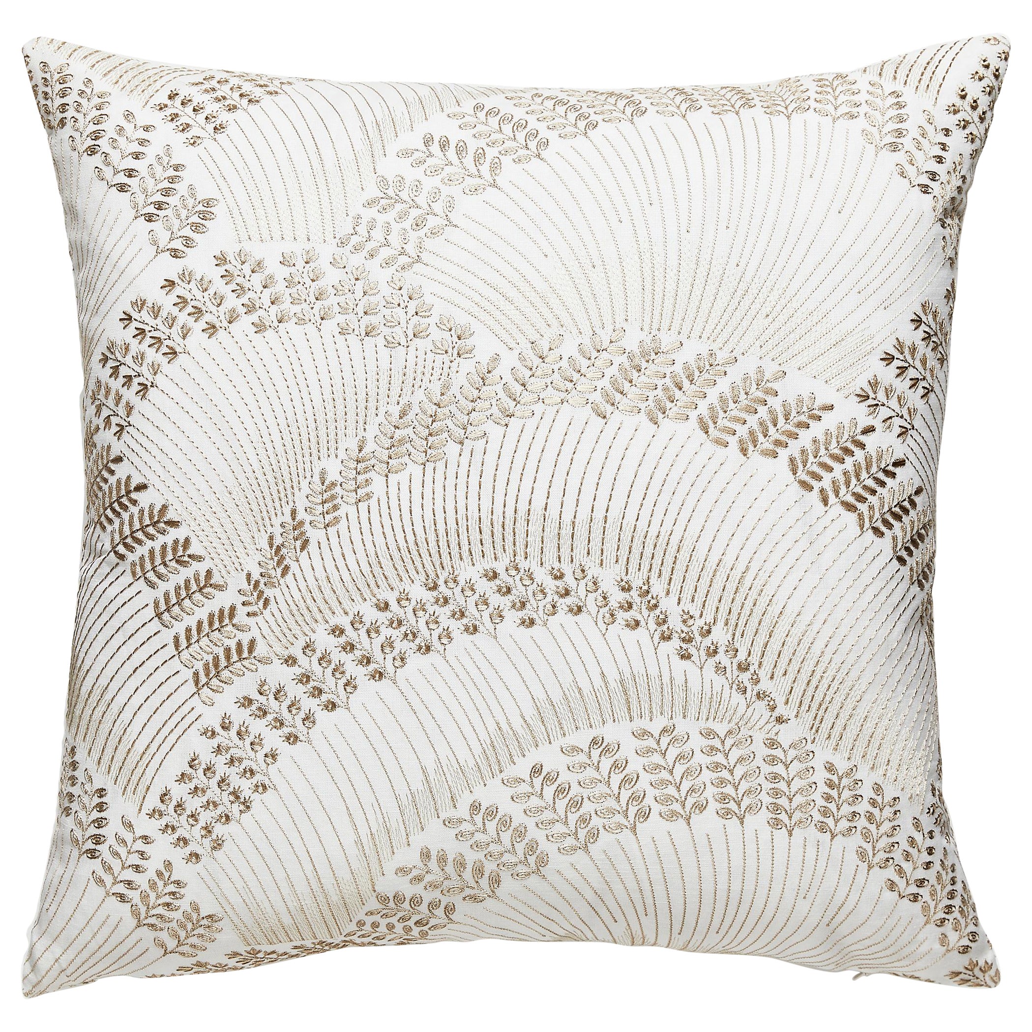 Coussin à broderie Lovegrass
