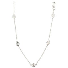 Lovely 0.55 Carat 14k White Gold Diamond Bracelet