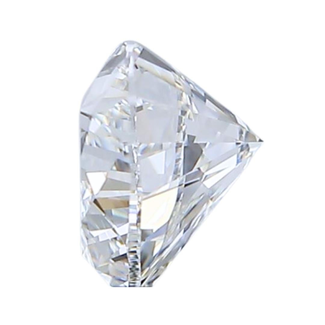 Lovely 0.65ct Ideal Cut Heart-Shaped Diamond - GIA Certified In New Condition In רמת גן, IL