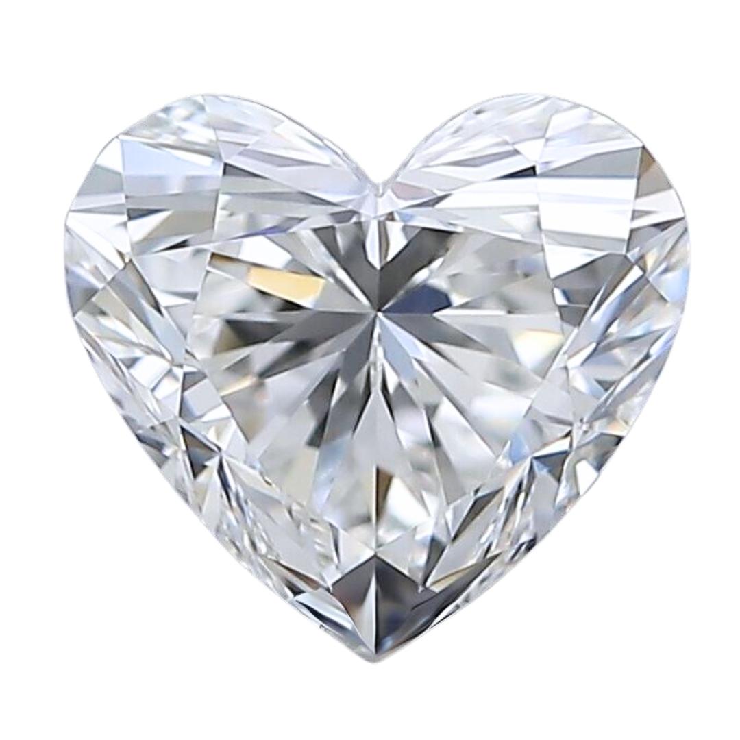 Lovely 0.65ct Ideal Cut Heart-Shaped Diamond - GIA Certified 2