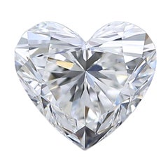 Lovely 0.65ct Ideal Cut Heart-Shaped Diamond - GIA Certified