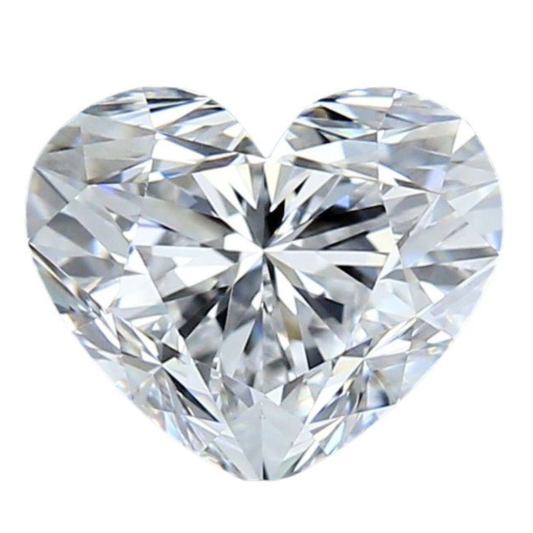 Lovely 1.00ct Ideal Cut Heart-Shaped Diamond - GIA Certified 2