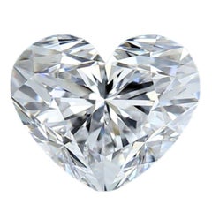 Lovely 1.00ct Ideal Cut Heart-Shaped Diamond - GIA Certified