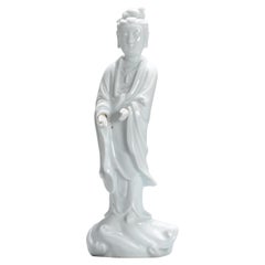 Lovely 17/18th century Dehua Blanc de Chine Guanyin Statue China Chinese