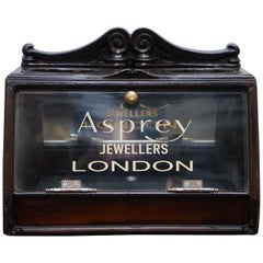 VINTAGE HAMLET ZIGARRE DiSPLAY CASE USED IN ASPREY LONDON CIRCA 1970 SHOP COUNTER