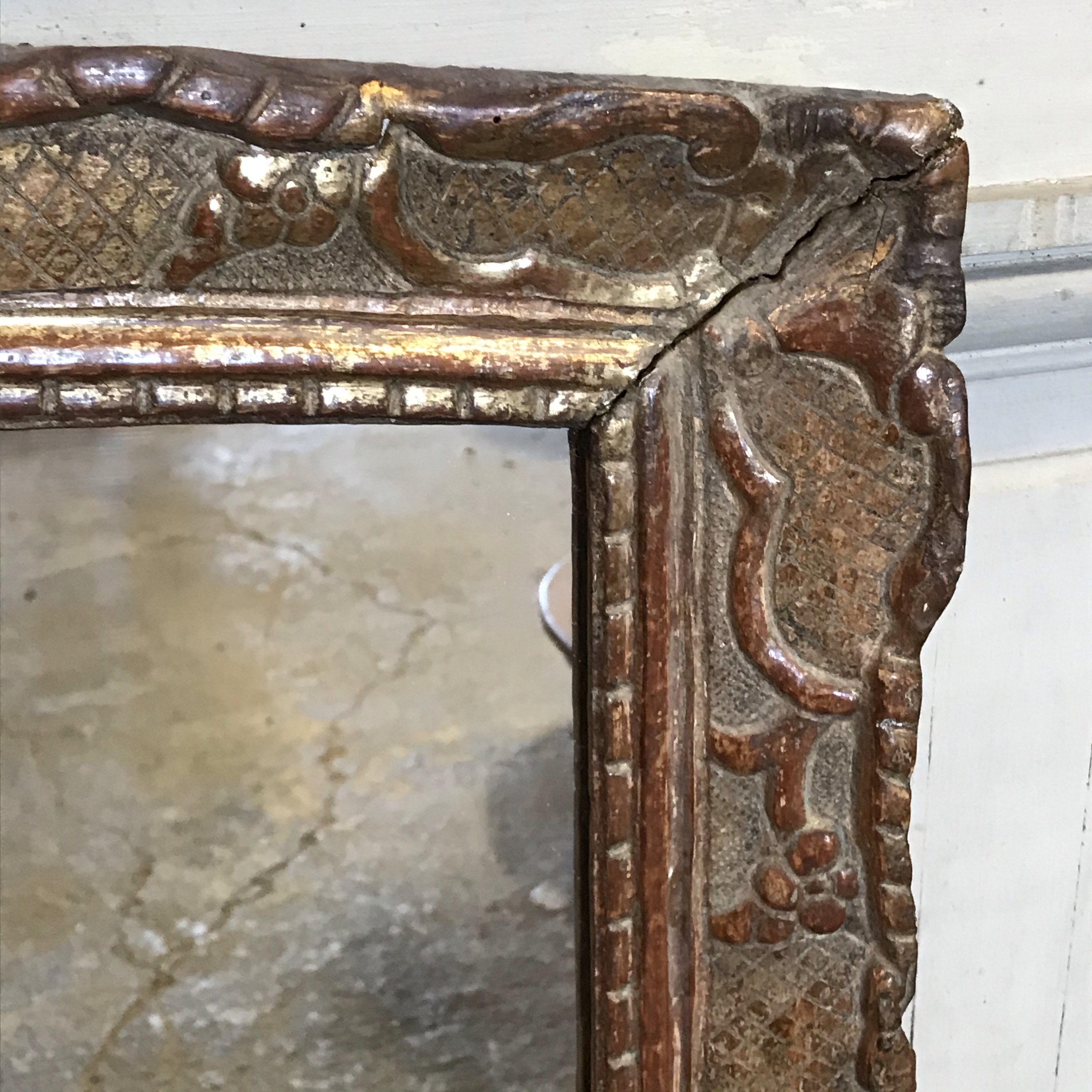 Lovely 19th Century Giltwood Mirror with Loads of Character 3