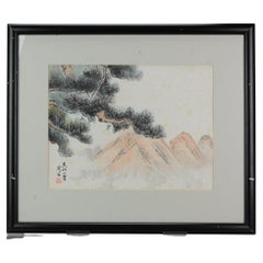 Lovely 19th or Early 20th Century Landscape Painting China Artist 
