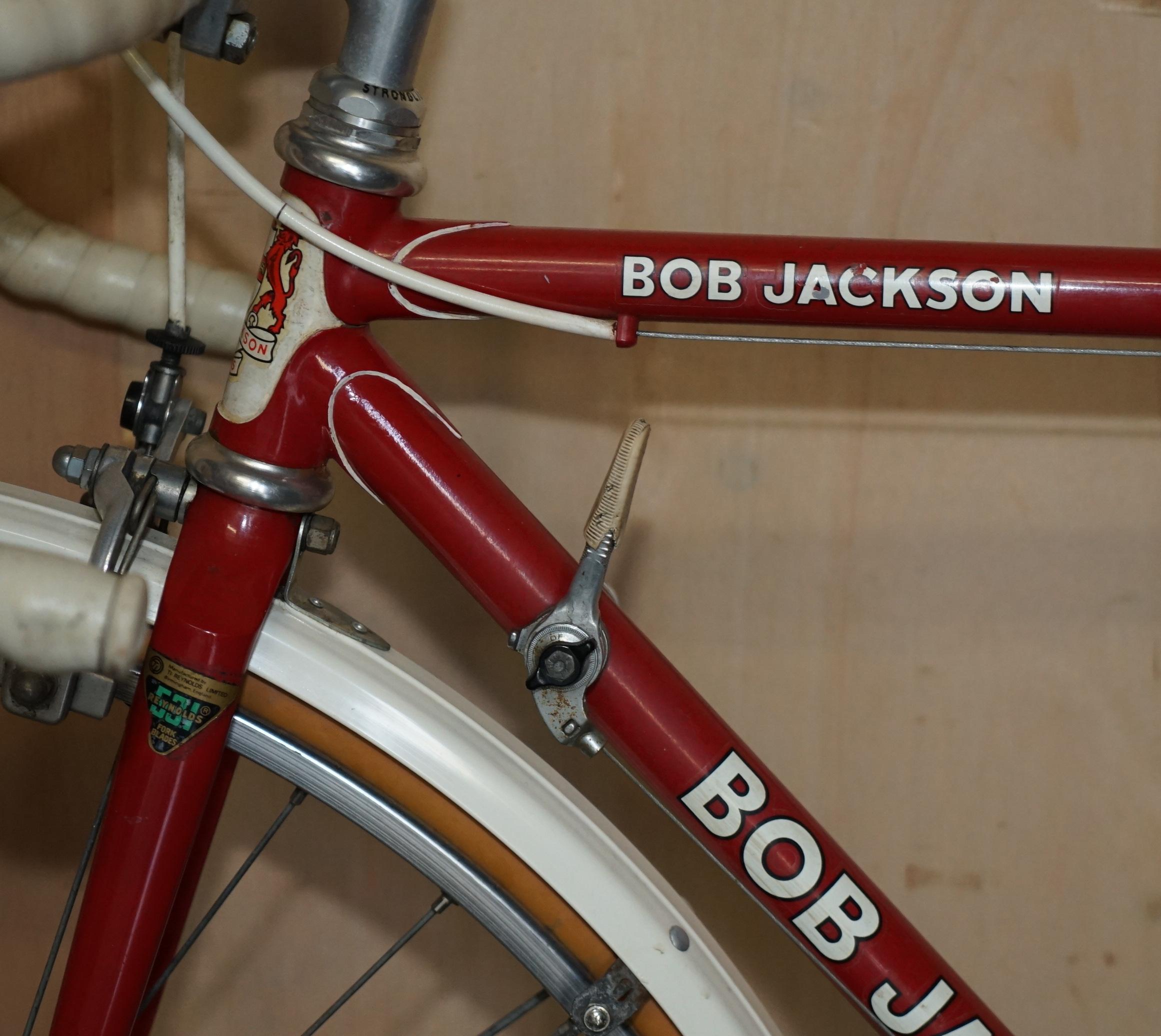 Lovely Vintage Bob Jackson Reynolds 531 Touring Winter Trainer Road Bike For Sale 12