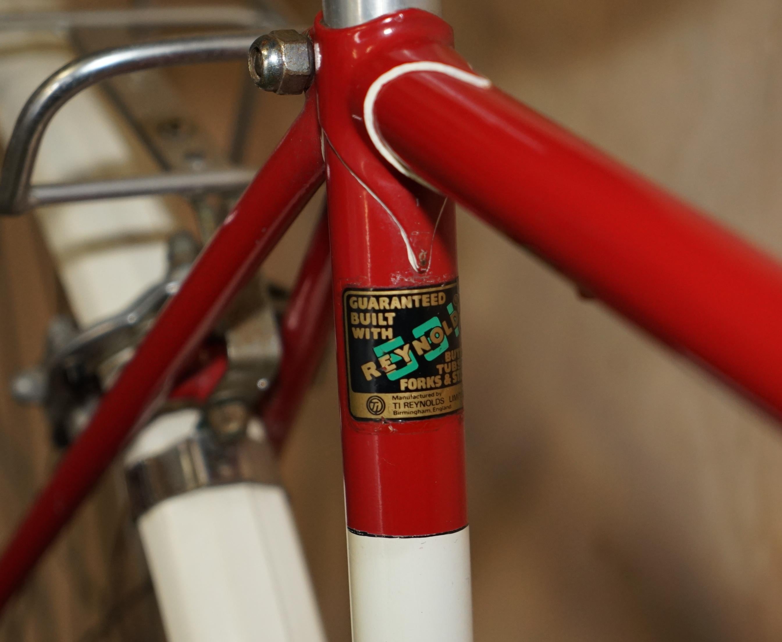 Acier Ravissant vintage Bob Jackson Reynolds 531 Touring Winter Trainer Road Bike en vente