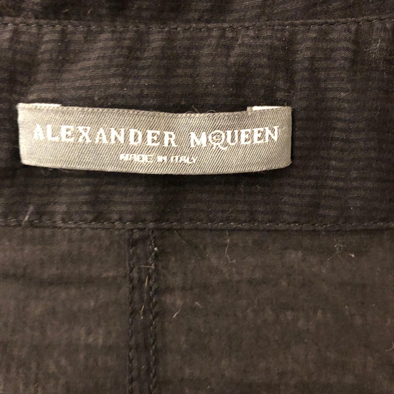 Lovely Alexander McQueen Black Cropped Bolero Jacket at 1stDibs