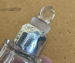 LOVELY ANTIQUE 1905 KAPP & PETERSON DUBLiN SMALL STERLING SILVER PERFUME BOTTLE