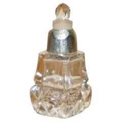 LOVELY ANTIQUE 1905 KAPP & PETERSON DUBLiN SMALL STERLING SILVER PERFUME BOTTLE