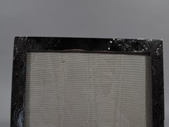 Cadre photo ancien en argent sterling style Art nouveau américain