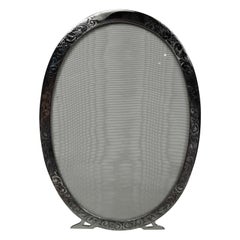 Lovely Antique American Edwardian Art Nouveau Oval Picture Frame