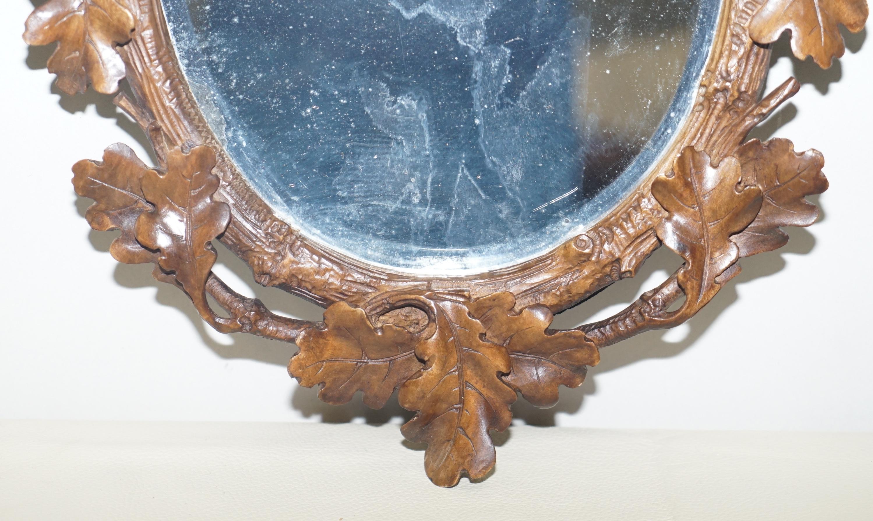 rustic wood frame mirror