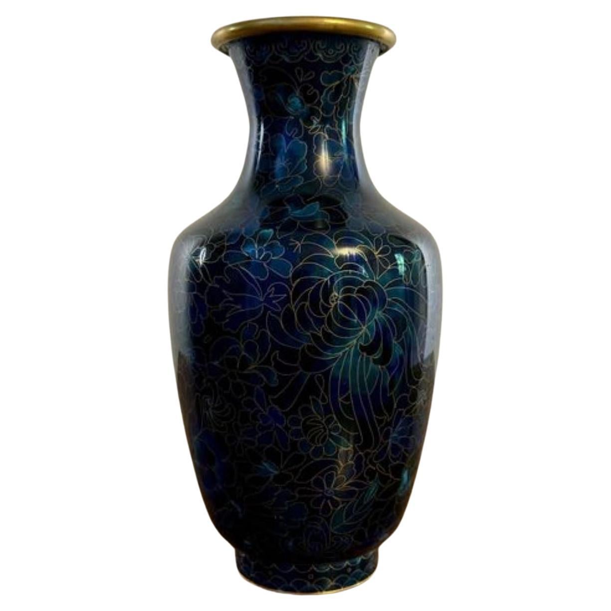 Grazioso vaso antico a forma di cloisonne