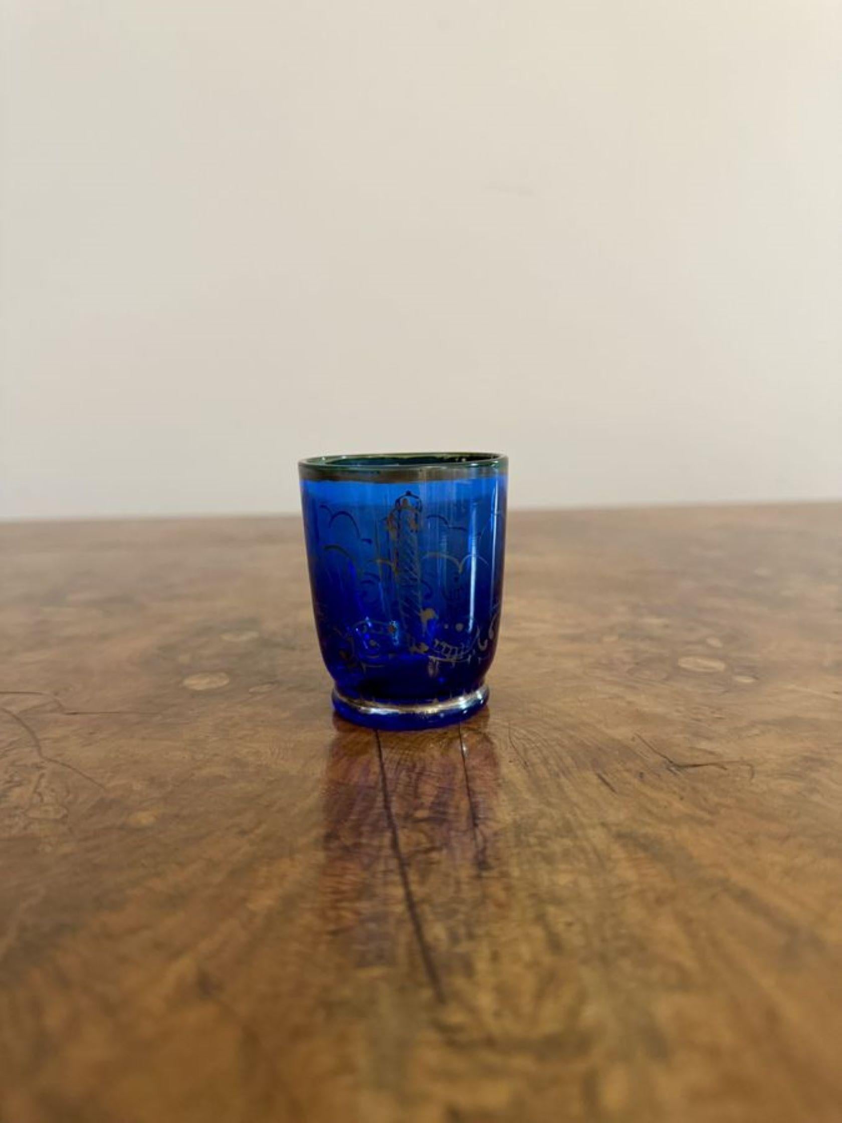 Schönes antikes Dekanter- und Likörglas-Set aus Likörglas  (Glas) im Angebot