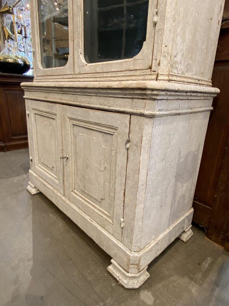 Wood Lovely Antique Display Cabinet / Tallboy, France