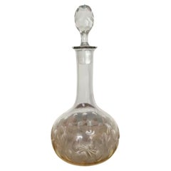 Lovely Antique Edwardian glass decanter