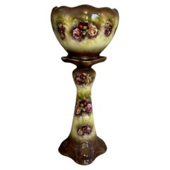 Lovely antique Edwardian jardiniere on a stand 