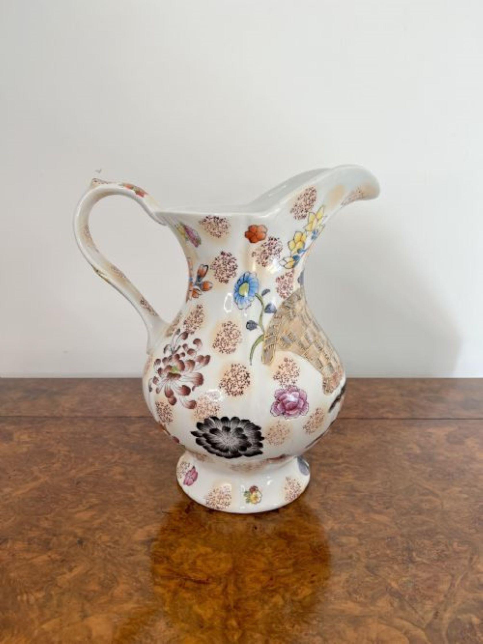 Lovely antique Edwardian jug and bowl set  For Sale 3