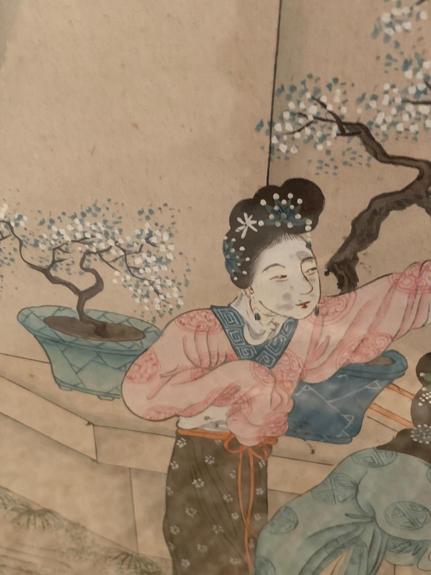 japanese gouache painting
