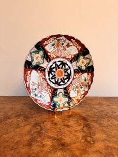 Lovely antique Japanese imari plate