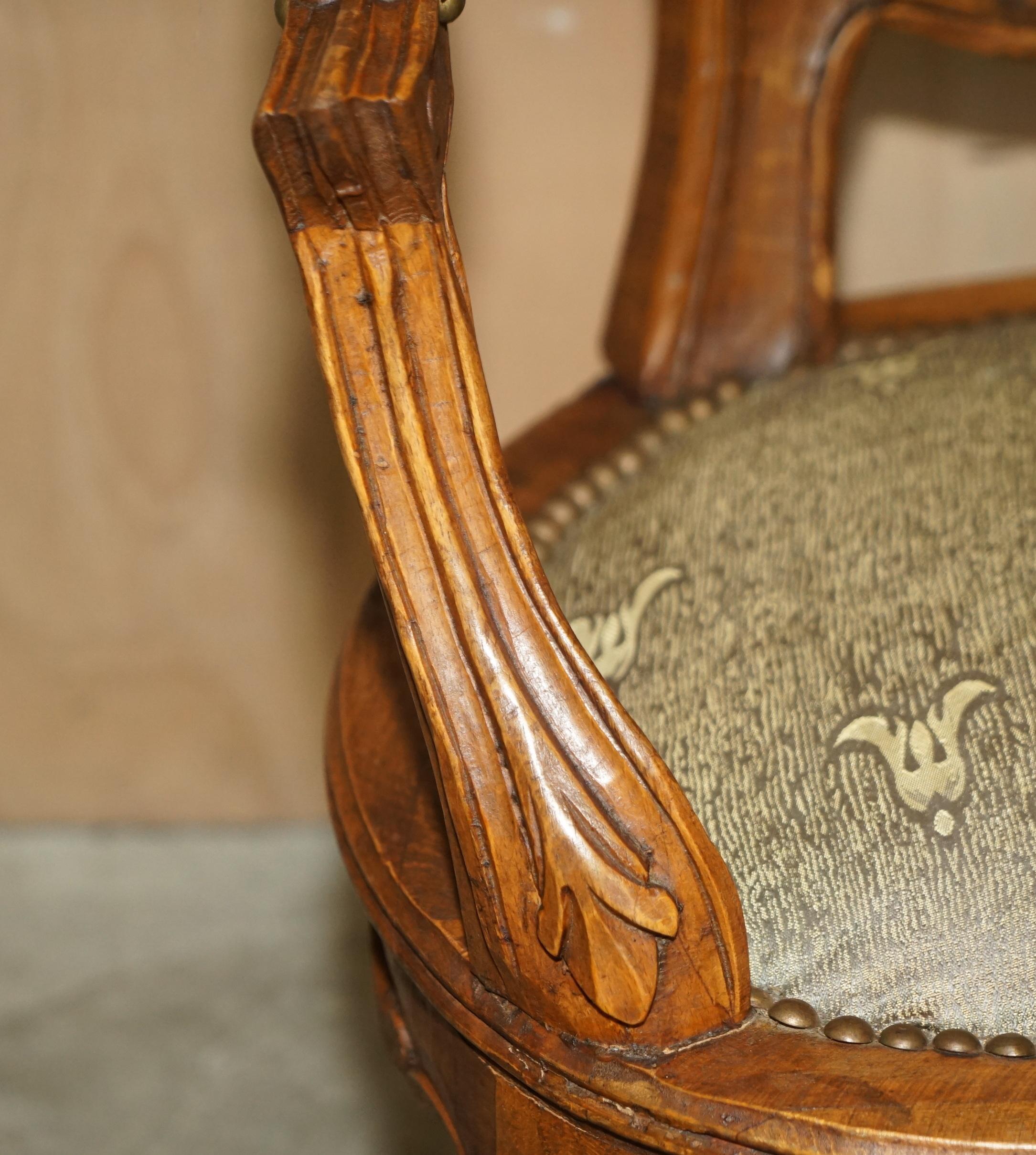 LOVELY NAPOLEON III CIRCA 1890 BERGERE WiNDOW SEAT BENCH SETTEE SOFA en vente 2